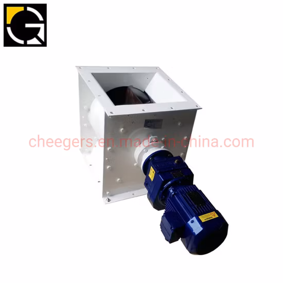 Válvula rotativa de bloqueio de ar usada no alimentador rotativo de serragem industrial